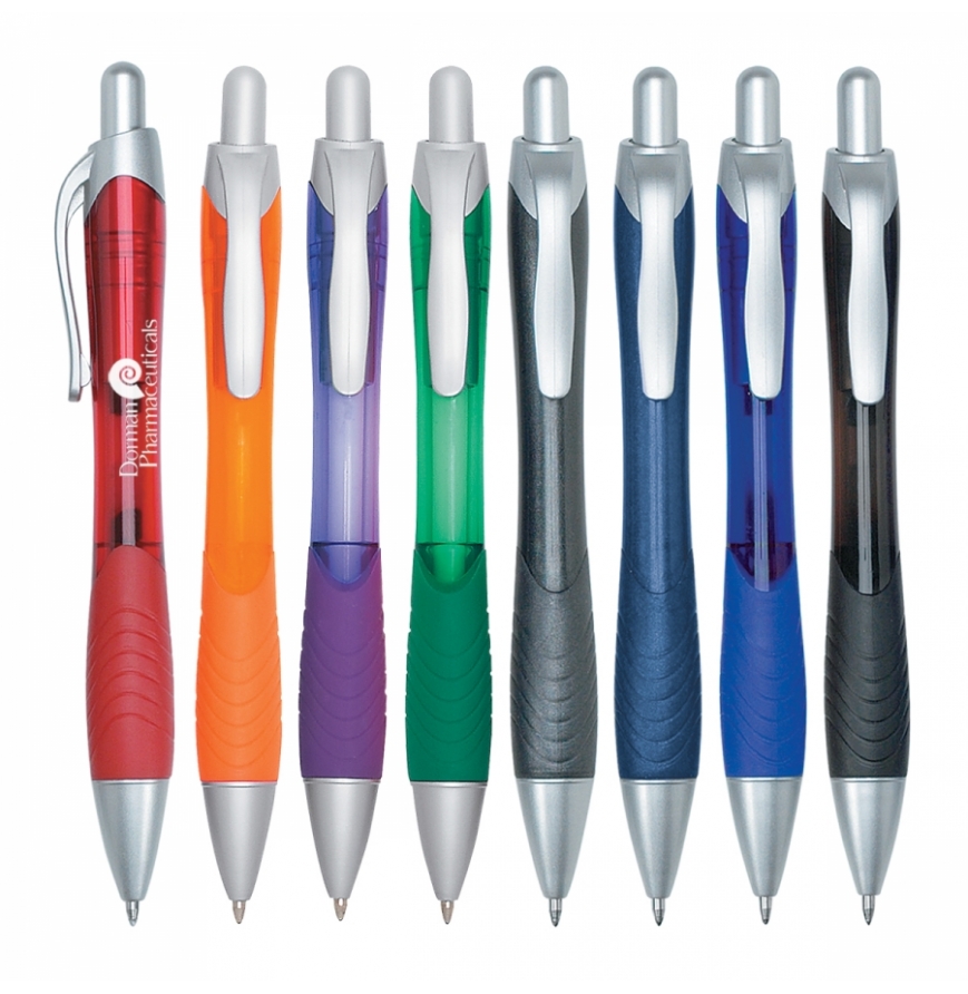 Rio Gel Pen With Contoured Rubber Grip