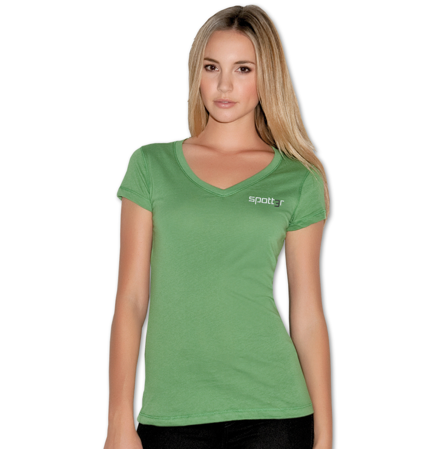 Junior Ladies' Perfect Weight V-Neck Tee
