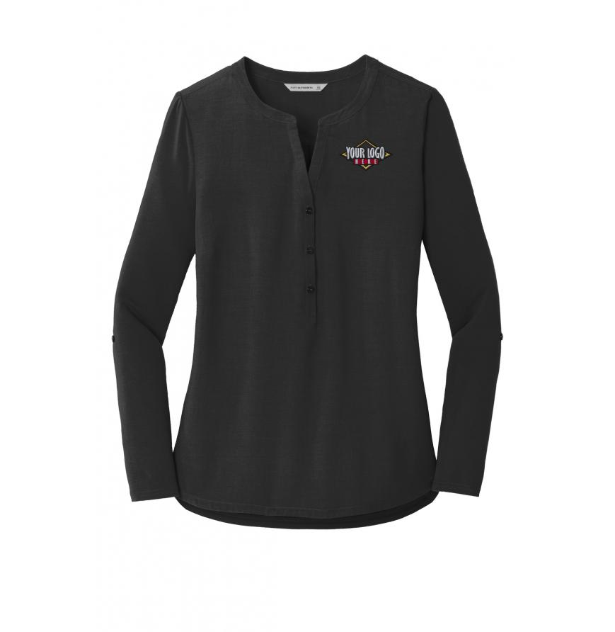 Port Authority Ladies Concept Henley Tunic