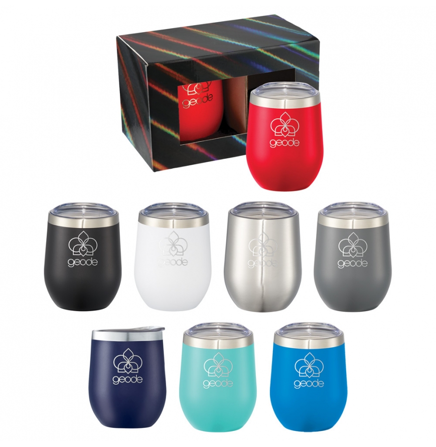 Corzo Cup 12oz 2 in 1 Gift Set
