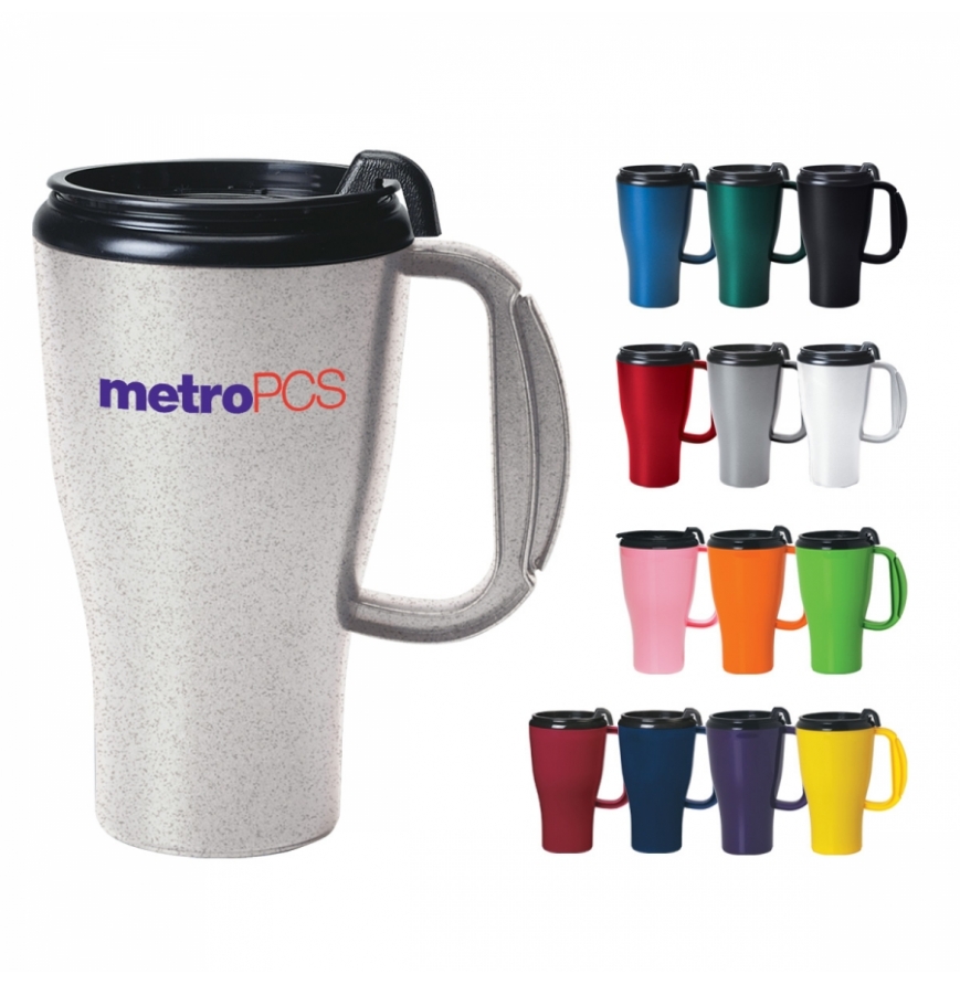 16 Oz Omega Mug With Slider Lid