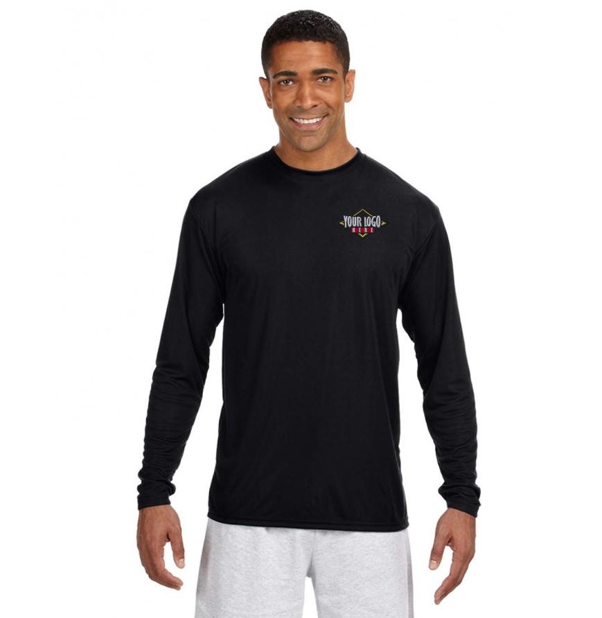 A4 Apparel Polyester Performance UPF 44 Long Sleeve T-Shirt