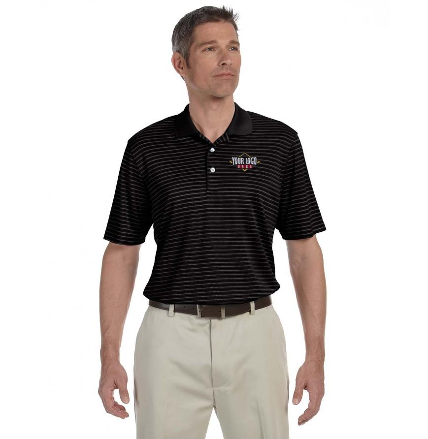 Ashworth 3046 - Mens Performance Interlock Stripe Polo