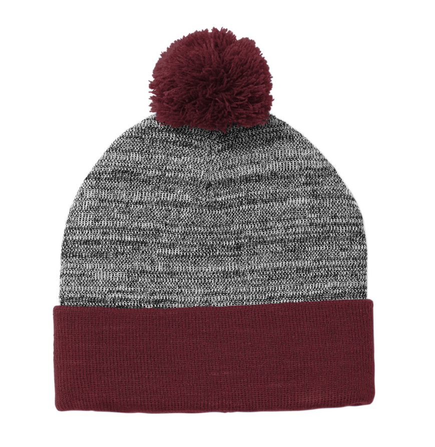 MAROON-GREY-HEATHER