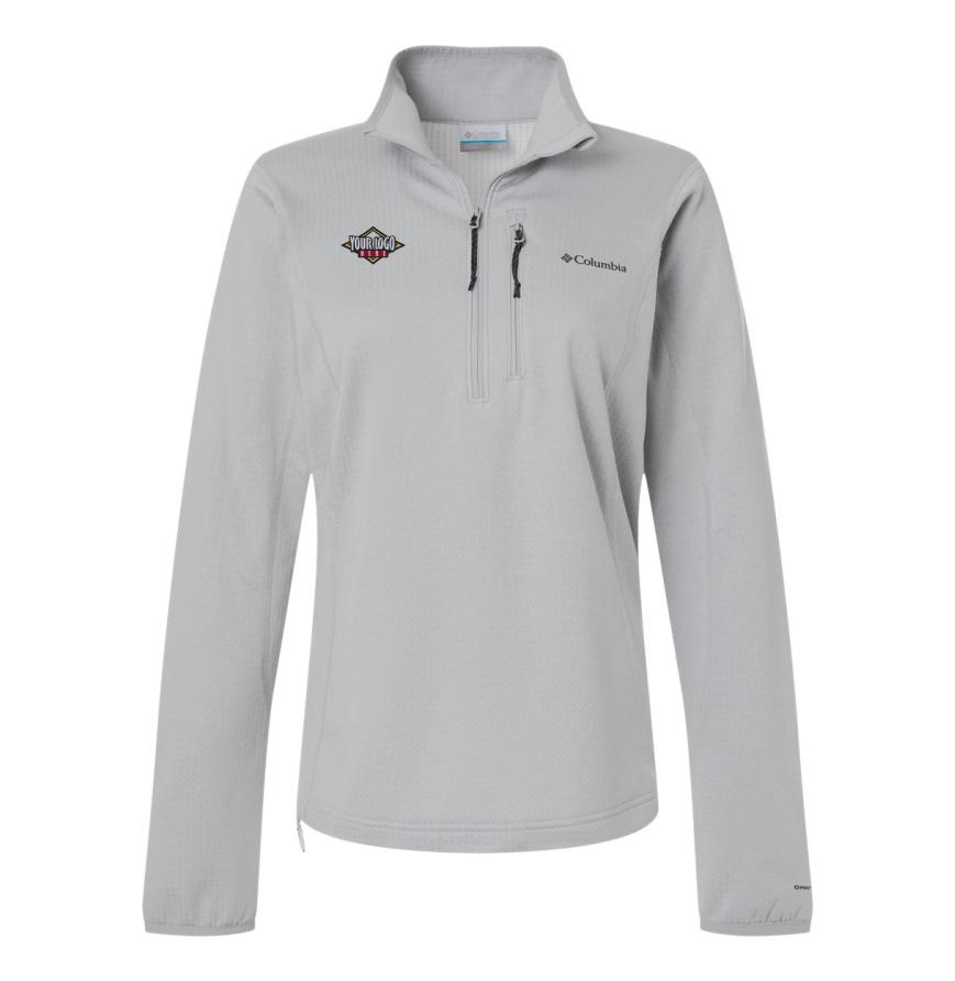 Womens Essential Hike Grid Fleece Half-Zip Pullover