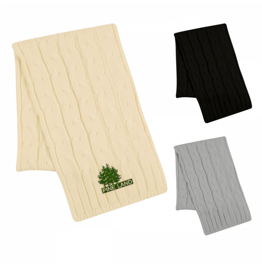 Cameron Cable Knit Scarf