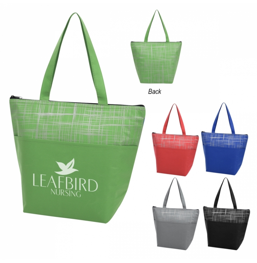 Crosshatch Non-Woven Cooler Bag