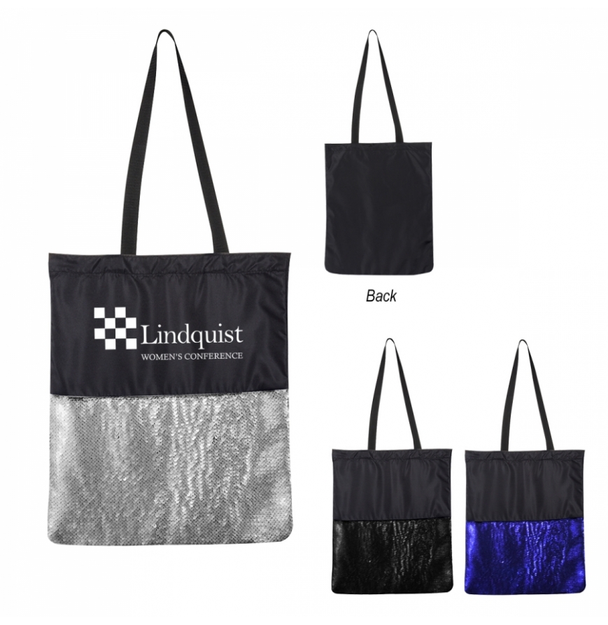 Flip Sequin Tote Bag