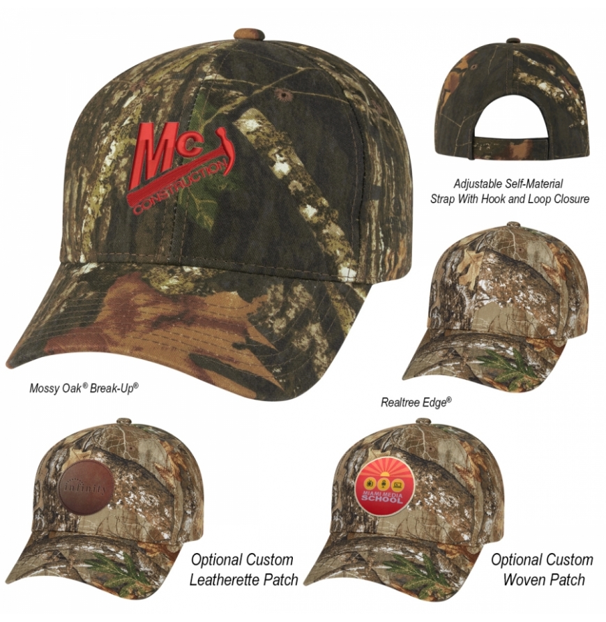 Realtree And Mossy Oak Hunters Retreat Camouflage Cap