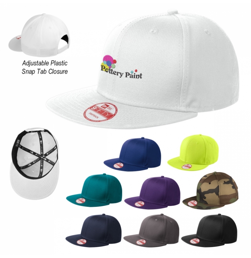 New Era Flat Bill Snapback Cap