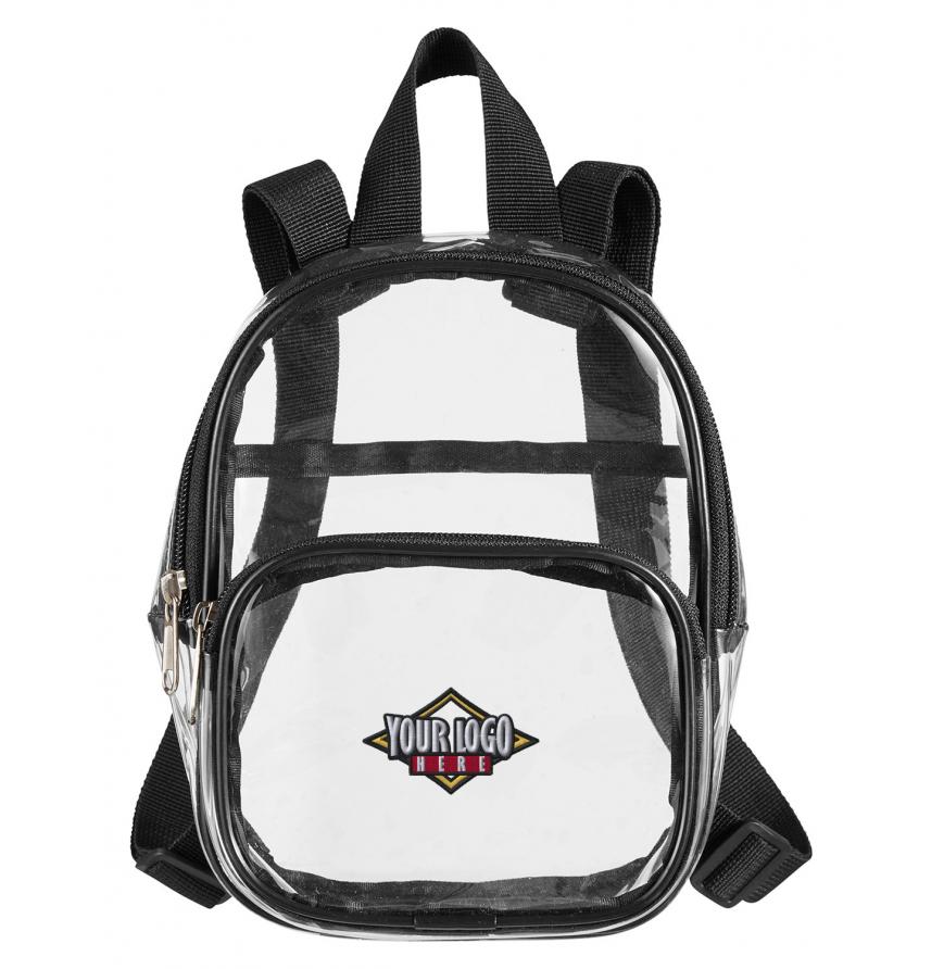 BAGedge Unisex Clear PVC Mini Backpack