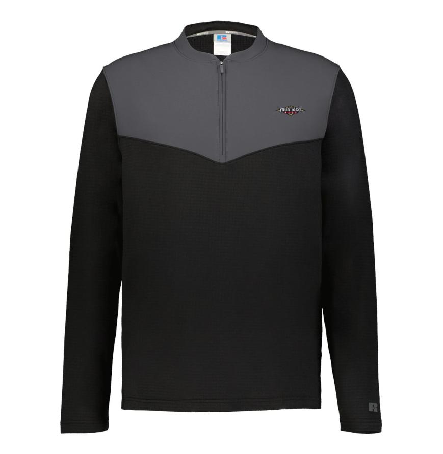 Unisex Sideline Grid Fleece Quarter-Zip Pullover