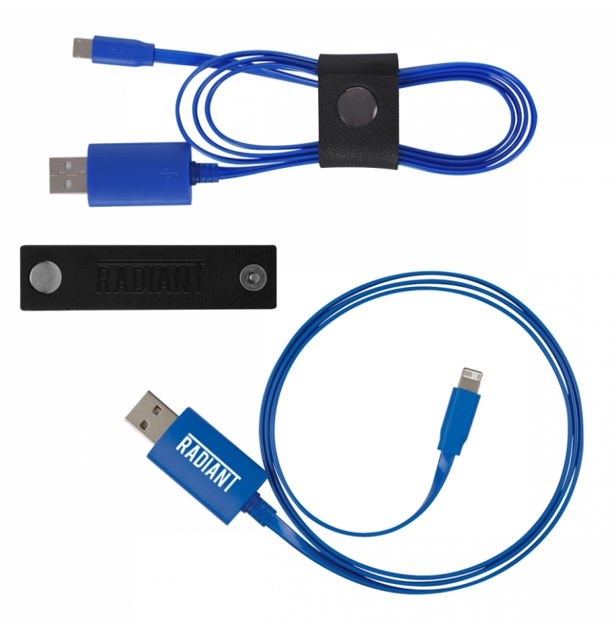 Light Up Charging Cable  Snap Wrap Kit