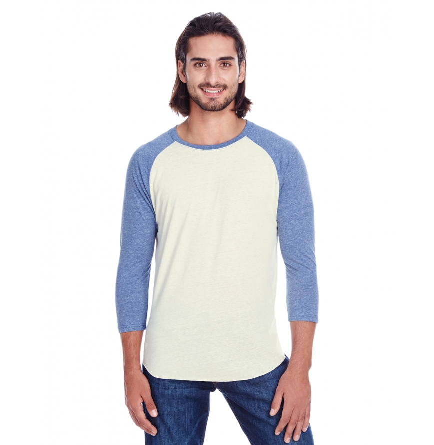 CREAM-NAVY TRIBLEND