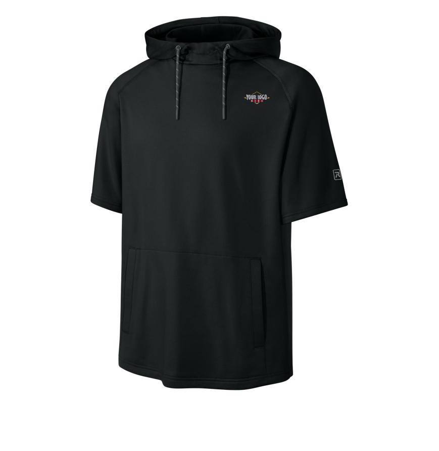 Richardson Charge Performance Fleece Short Sleeve Hoodie