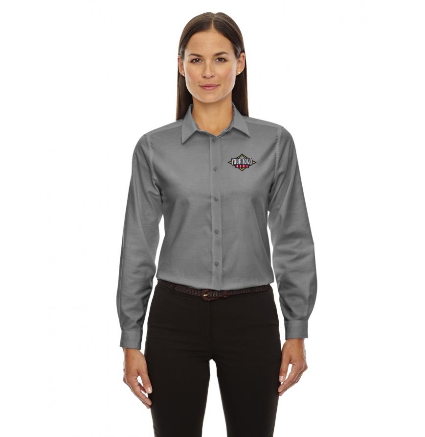 North End 77038 - Ladies Windsor Long-Sleeve Oxford Shirt