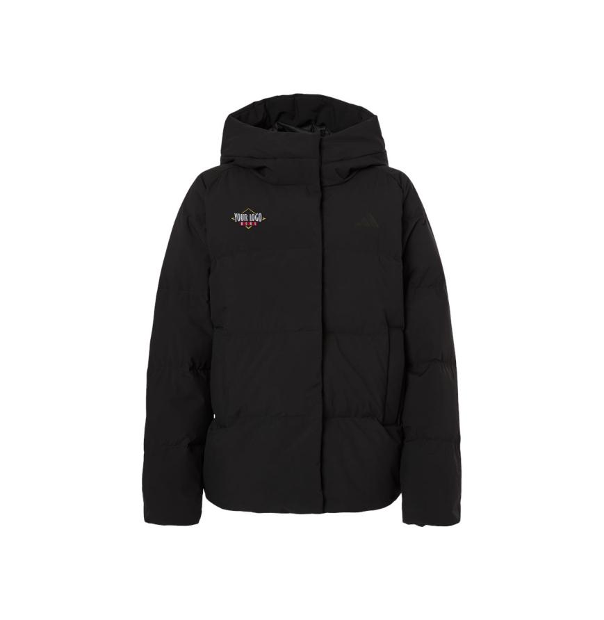 Womens Helonic Down Puffer Hooded Jacket