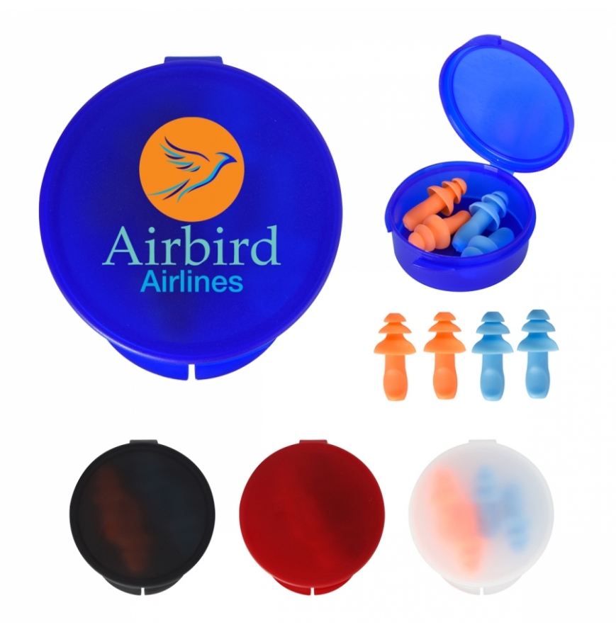 Ear Plugs In Travel Case