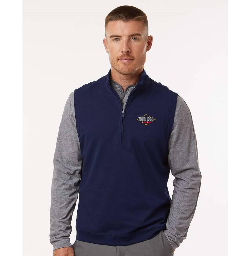 Mens Club Quarter-Zip Vest