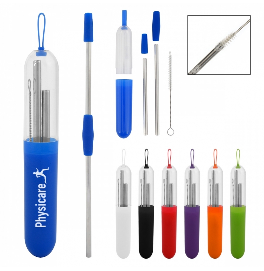 2-Piece Stainless Steel Straw Kit