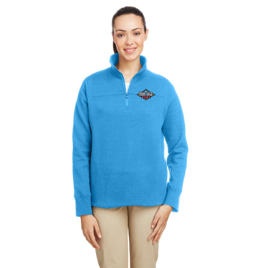 Nautica N17397 - Nautica Ladies Anchor Quarter-Zip Pullover