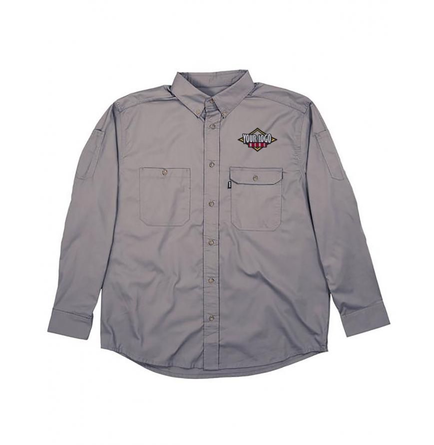 Broder SH21 - Mens Utility Lightweight Canvas Woven Shirt