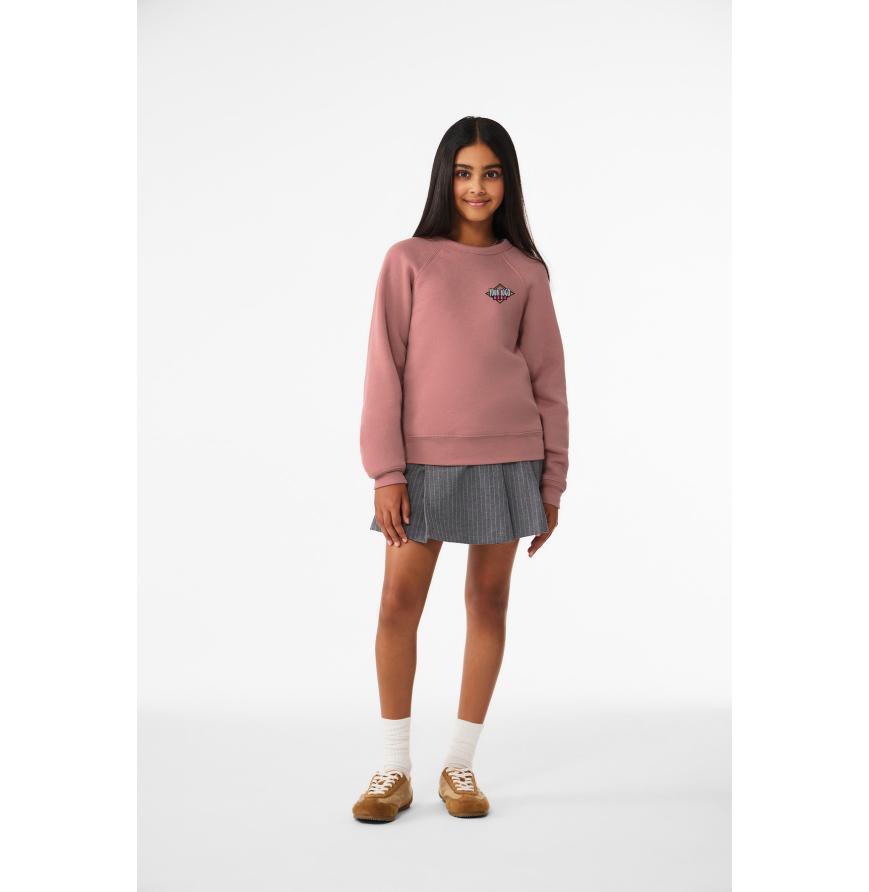 BELLACANVAS Youth Sponge Fleece Raglan Sweatshirt