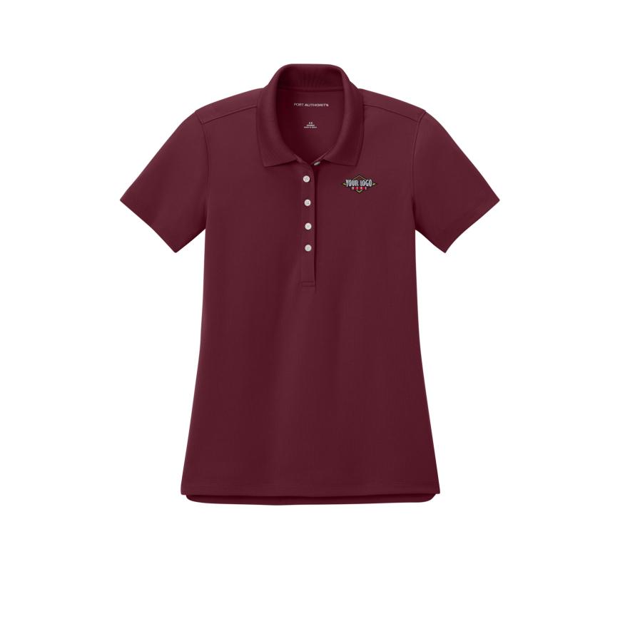 Port Authority Women s Dry Zone Stain-Release Grid Polo