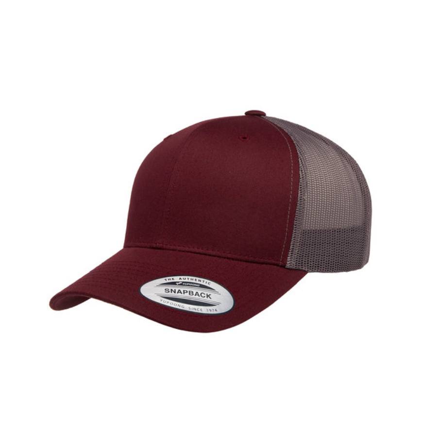 MAROON/ GREY