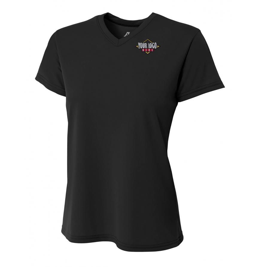 A4 Apparel NW3234 - Ladies Marathon Performance V-Neck T-Shirt