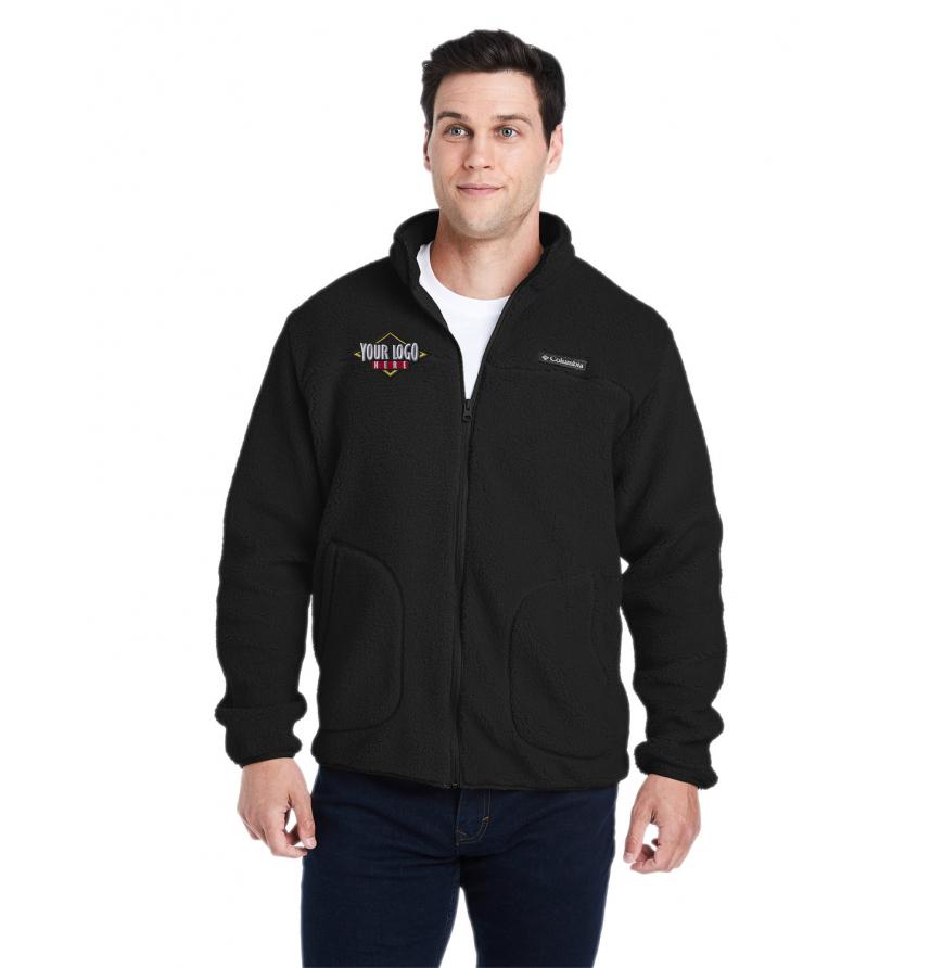 Columbia 1911111 - Columbia Mens Rugged Ridge II Sherpa Full-Zip Fleece Jacket