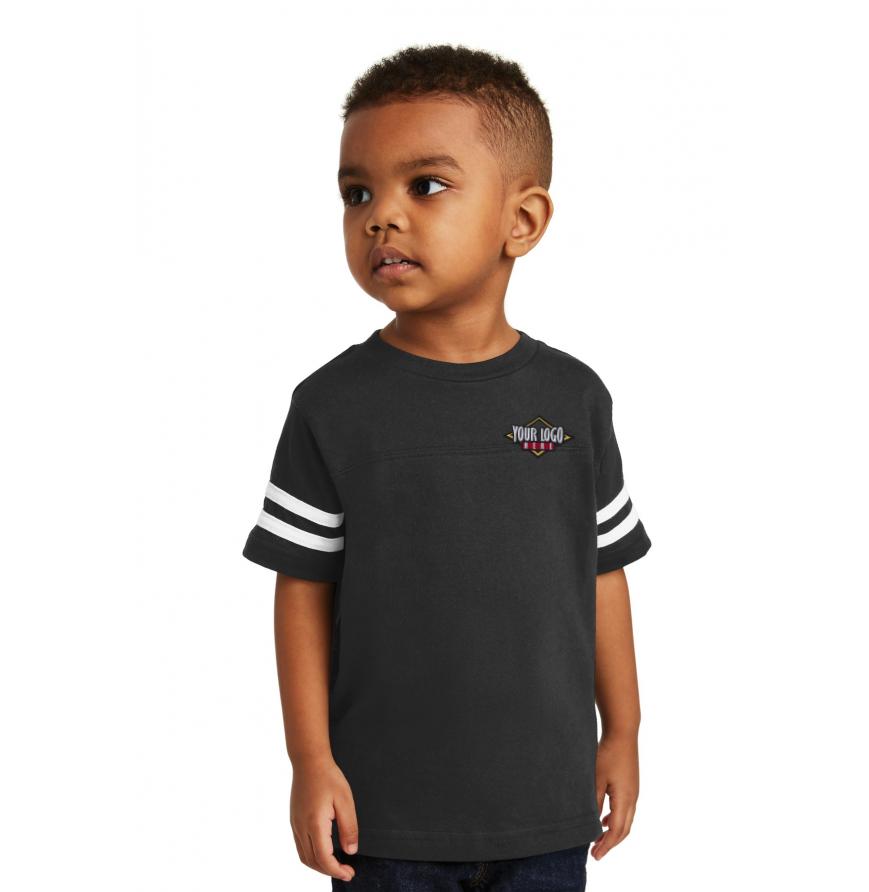 Rabbit Skins Toddler Football Fine Jersey Tee