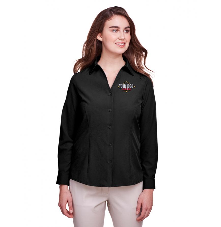 UltraClub Ladies Bradley Performance Woven Shirt