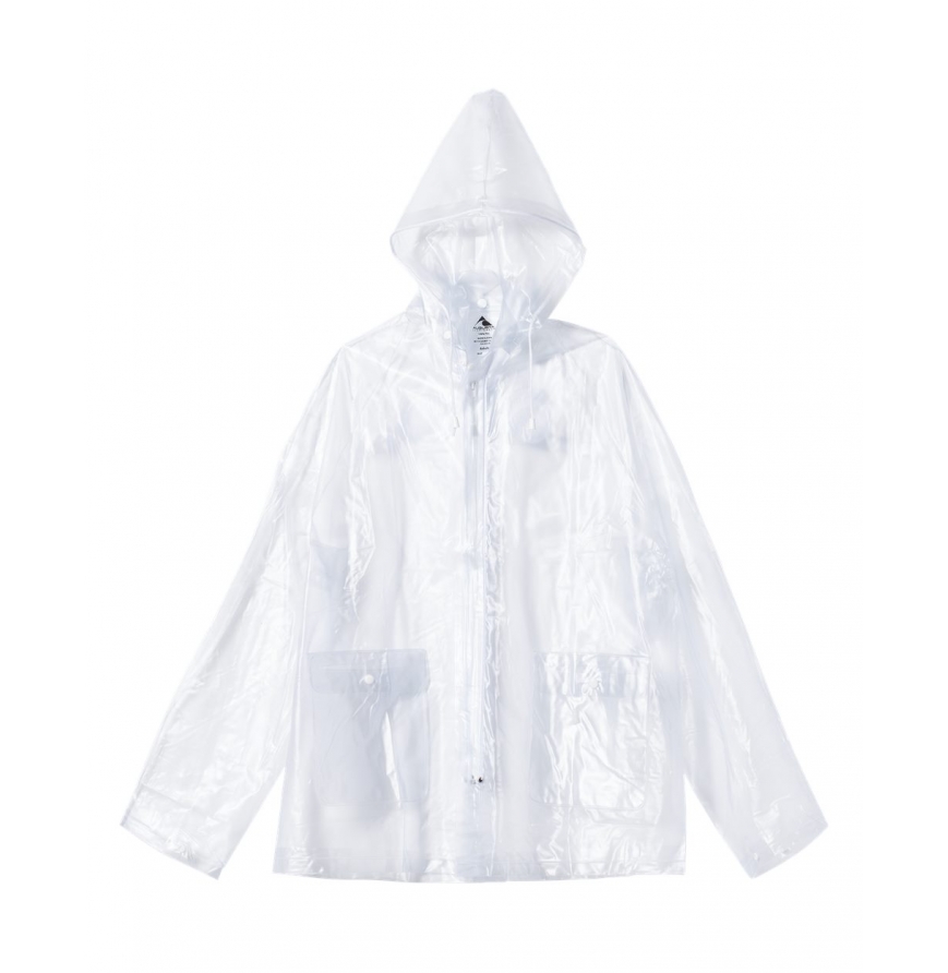 Augusta Sportswear Clear Hooded Rain Jacket