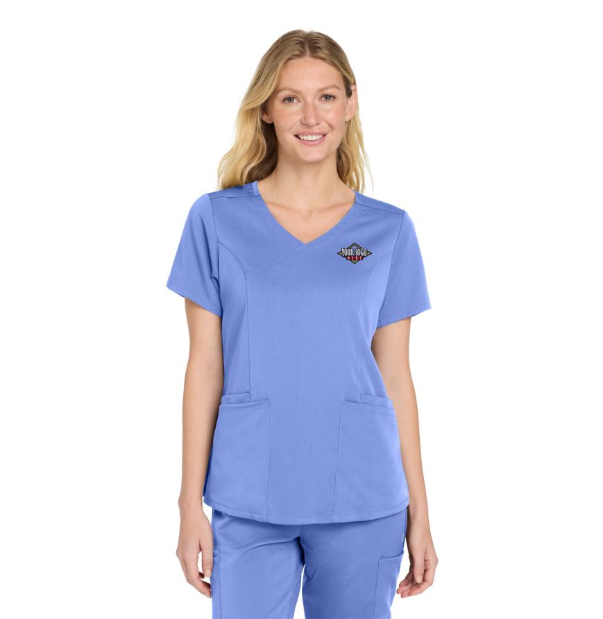 Wink Women s Premiere Flex Mock Wrap Top