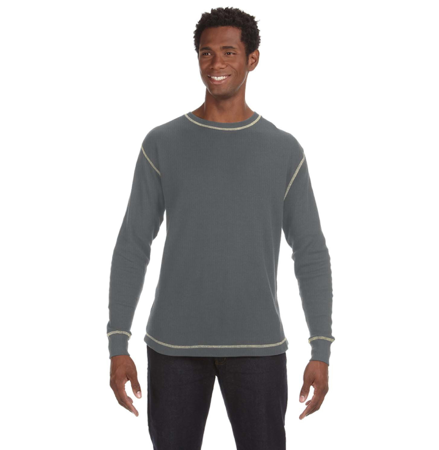 CHARCOAL HEATHER-VINTAGE WHITE