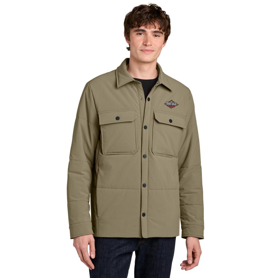 MiiR Sashiko Stretch Puffy Shacket