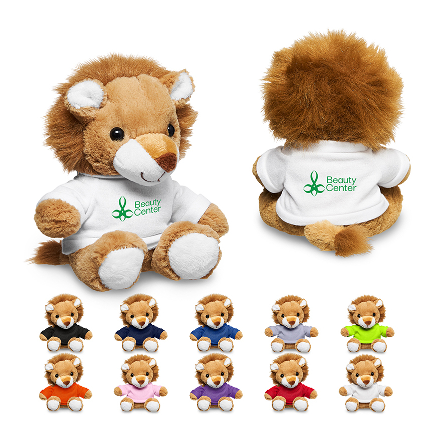 7 Plush Lion with T-Shirt