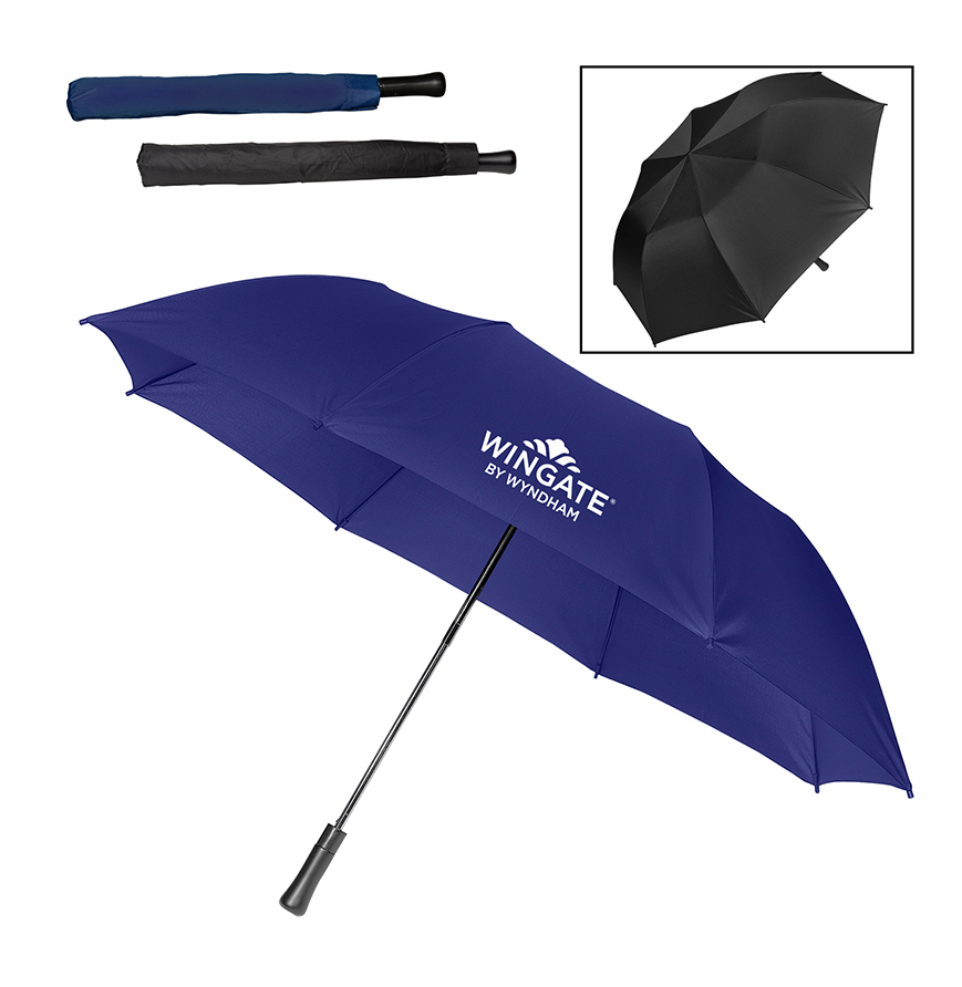 55 Large Auto Open Folding Umbrella