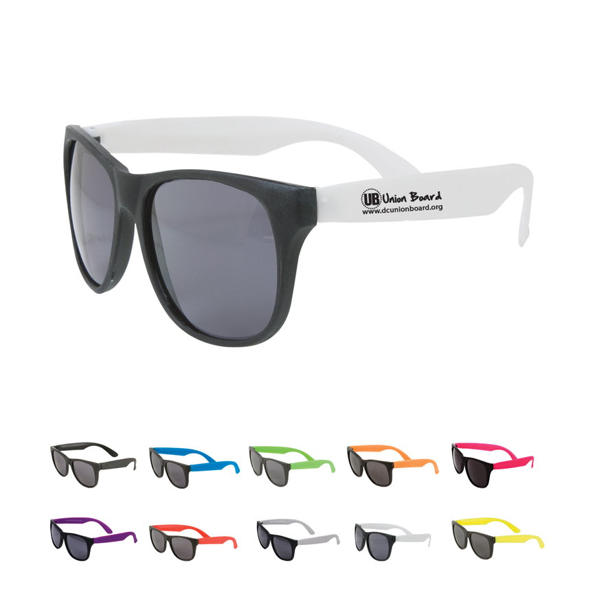 Two-Tone Matte Sunglasses