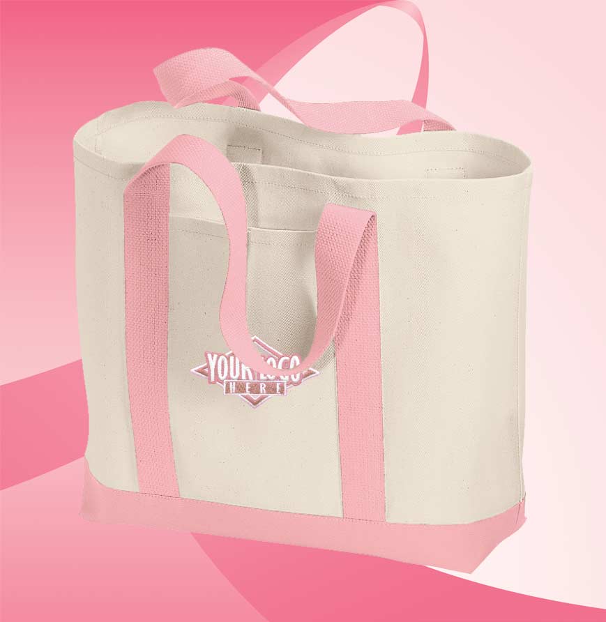 Pink Shopping Tote
