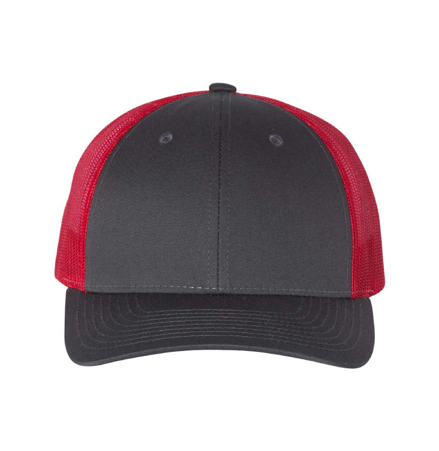 Charcoal/ Red