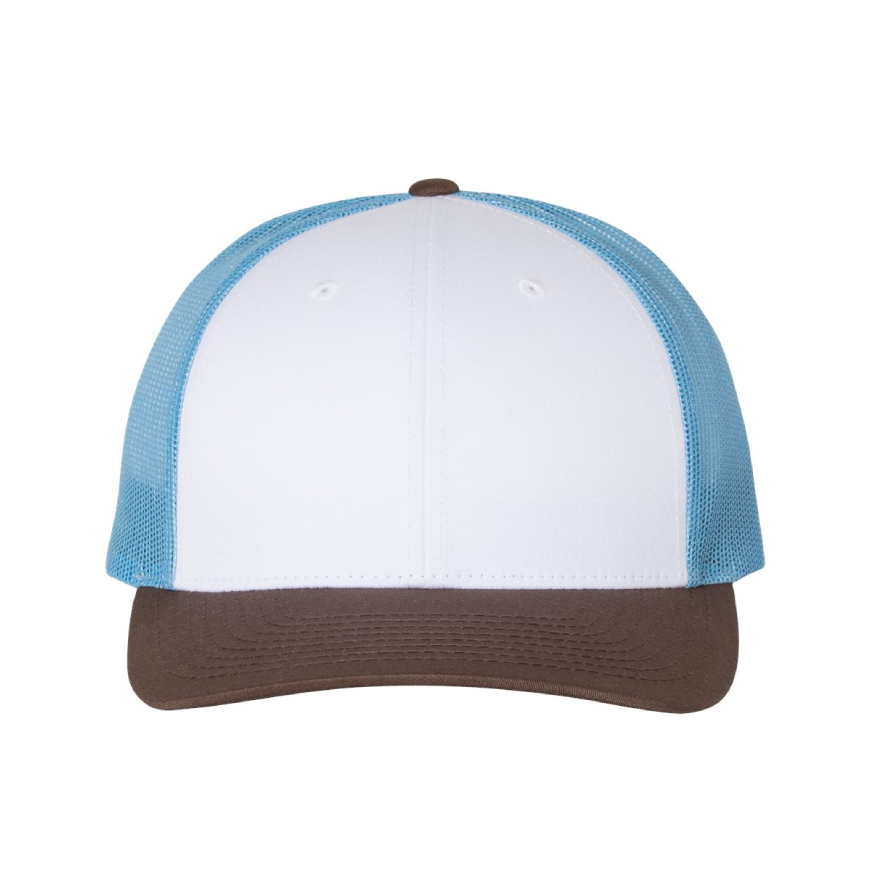 White/ Columbia Blue/ Brown