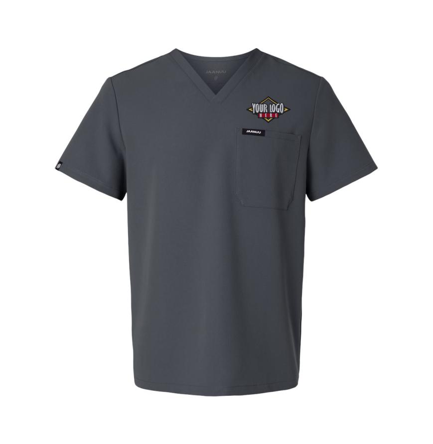 Mens Holmes Everyday 1-Pocket Scrub V-Neck Top