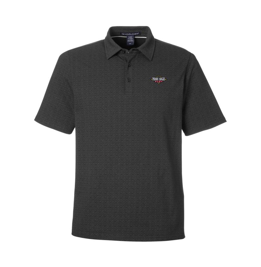 Mens Crownlux Performance Geo Polo