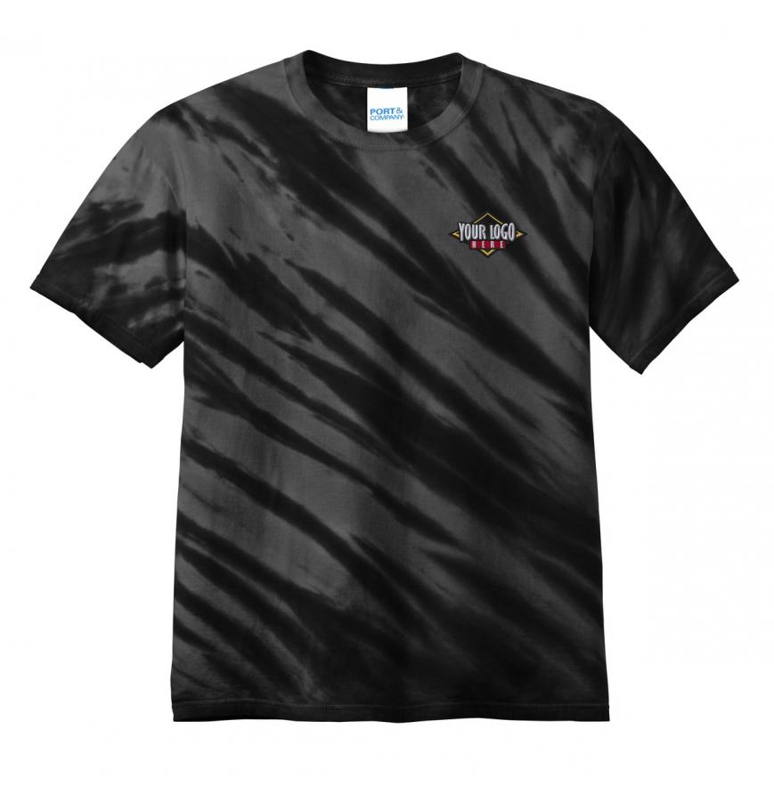Port & Company PC148 - Port  Company - Tiger Stripe Tie-Dye Tee