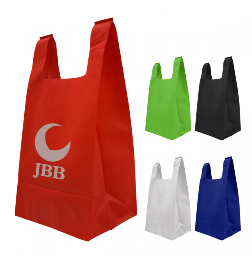 Reusable T-Shirt Style Non-Woven Tote Bag