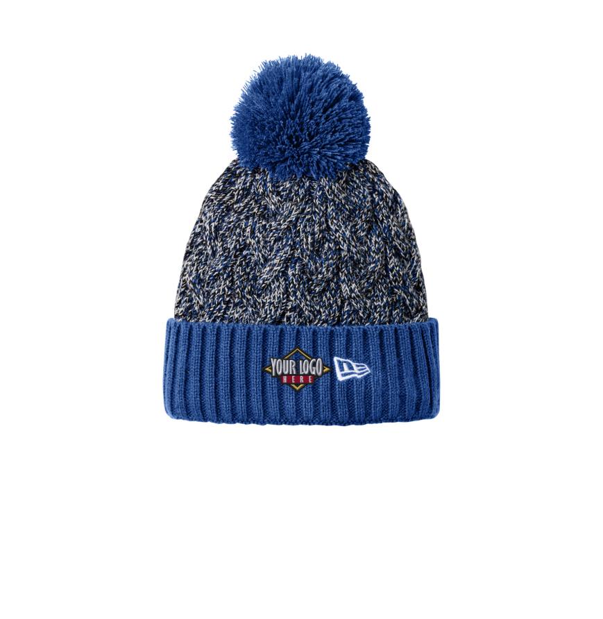 New Era Marled Knit Pom Beanie