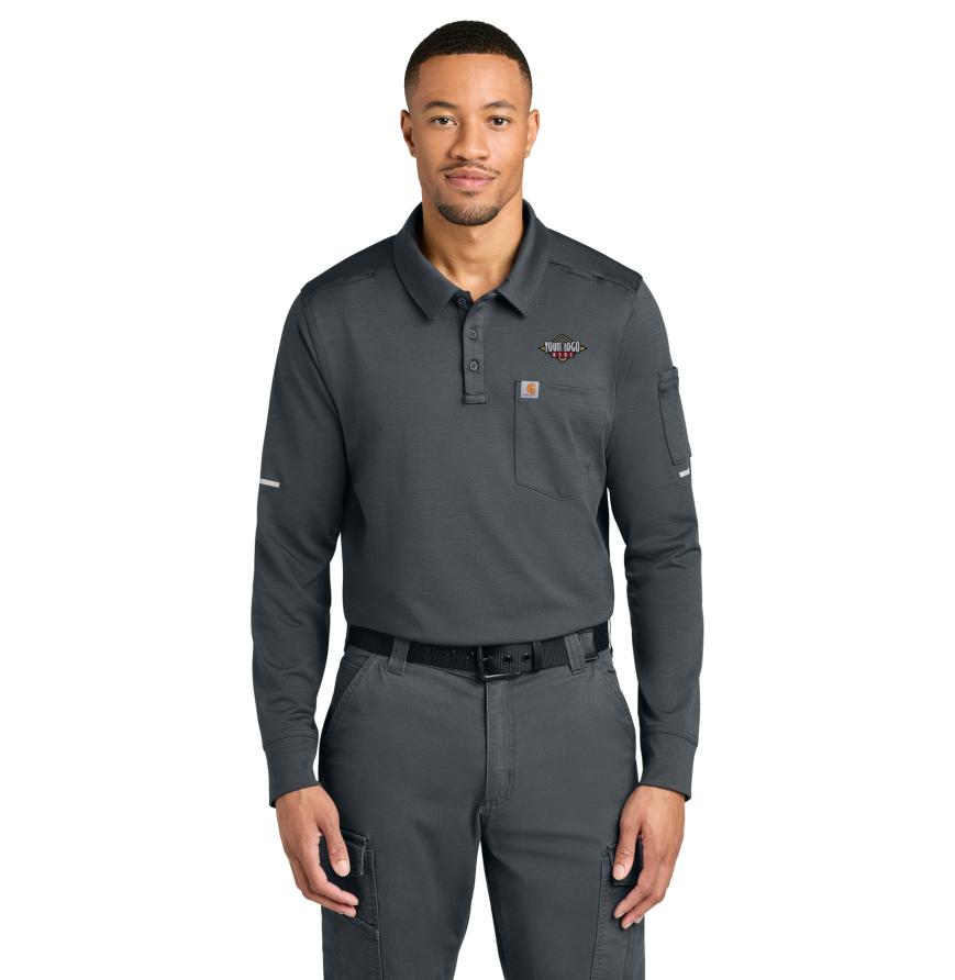 Carhartt FLD  RSCU Long Sleeve Polo
