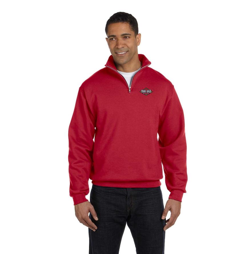 Jerzees 995M - Adult NuBlend Quarter-Zip Cadet Collar Sweatshirt